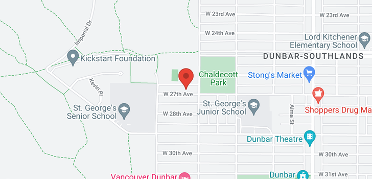 map of 4035 W 27TH AVENUE